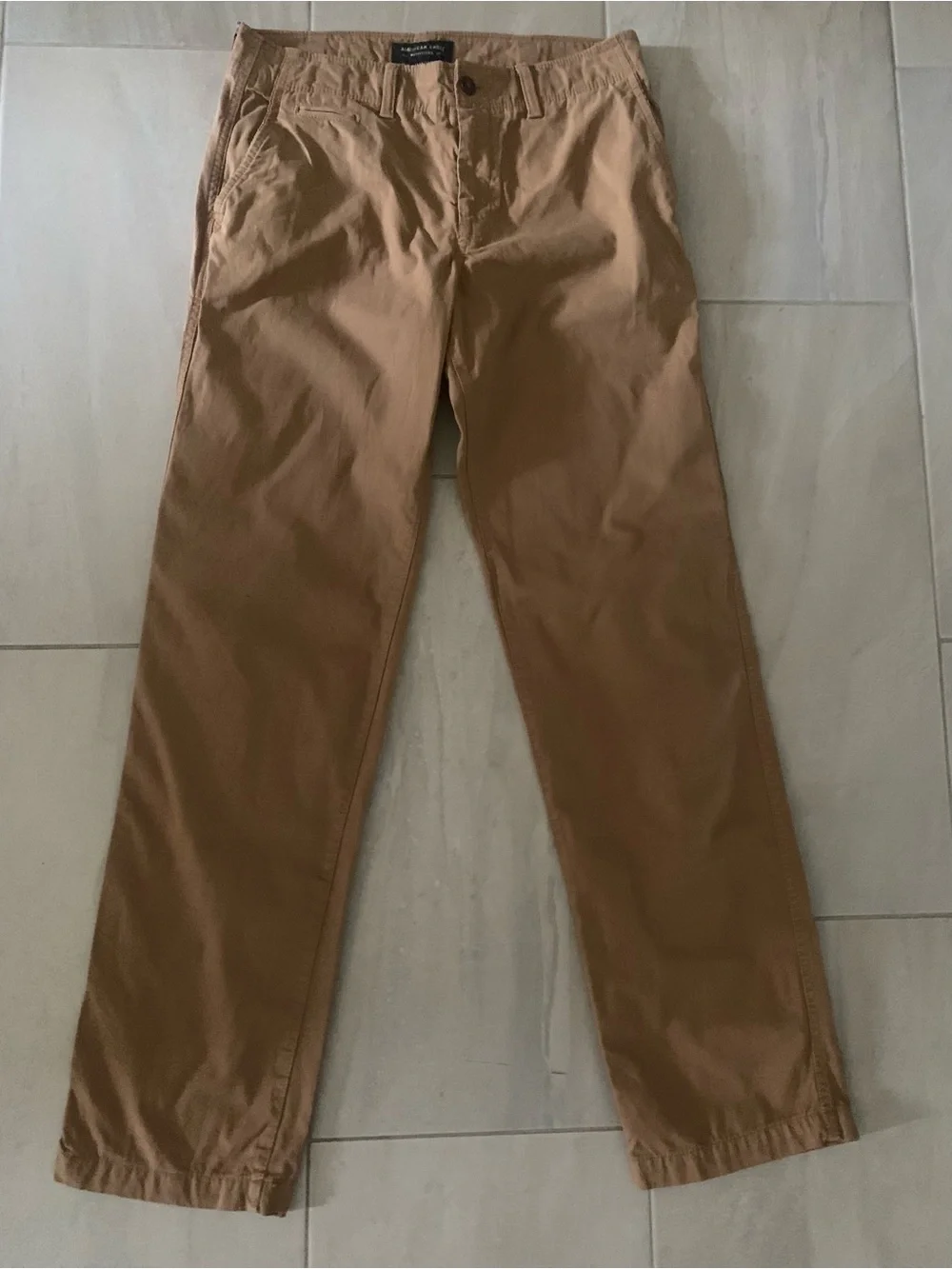 American Eagle Outfitters Men's Brown Chino Pants - Picture 1 of 4